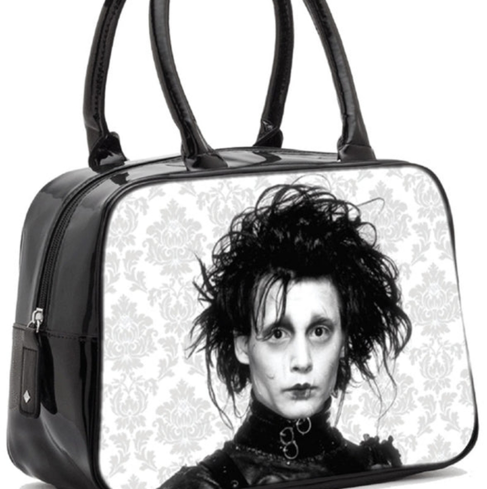 Edward Scissorhands Fleur De Lis Purse